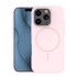 Thin Mag maskica za iPhone 15 6,1" svijetlo roza